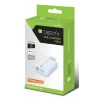 Techly IPW-PD140W-WH mobilná nabíjačka powerbanka, smartphone, tablet, univerzálna biela AC rýchle nabíjanie interiérová