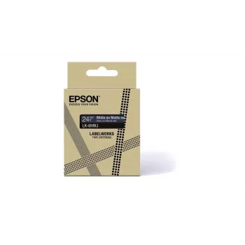 Páska na etikety Epson LK-6HWJ tmavomodrá biela termotransfer 2,4 cm