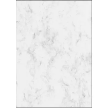 Mramorový papier Sigel DP371 100 listov sivá biela 90 g/m²