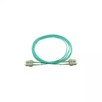 BlueOptics SC-SC multimode OM3 duplexný optický prepojovací kábel, SC-UPC, 10 m, béžový (kompatibilný s Corning 575702K5120000010M)