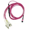 BlueOptics CBL-MPO12-4LC-OM4-10M InfiniBand sklenené vlákno kábel 10m MPO/UPC 4x LC Duplex/UPC
