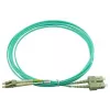 BlueOptics 055702T512000002M-BO LC-SC multimode OM3 duplexný optický prepojovací kábel, LC-UPC/SC-UPC, 2 m, béžový