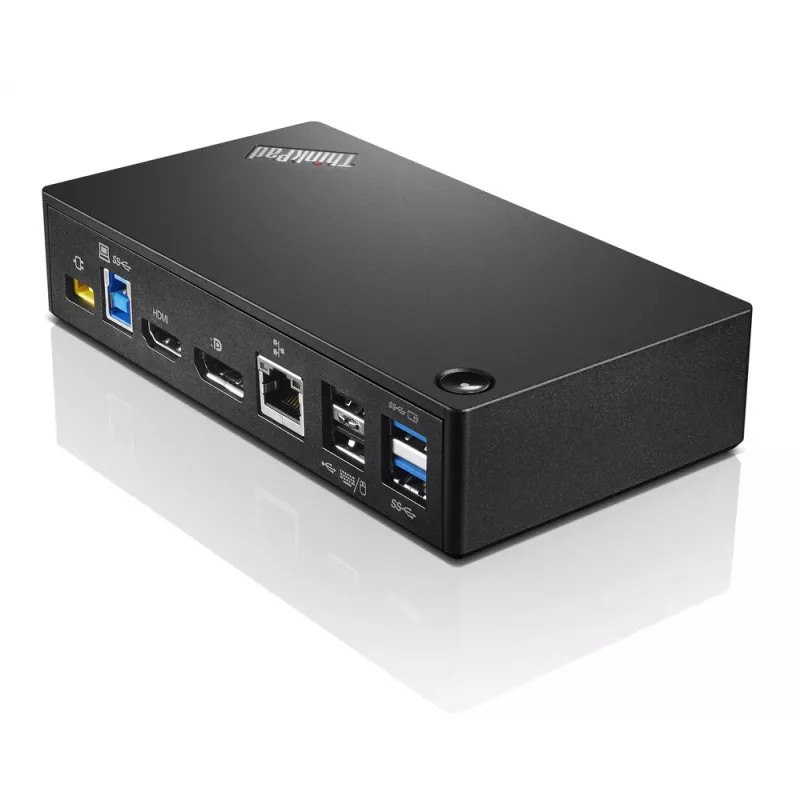 Lenovo ThinkPad USB 3.0 ultra káblový USB 3.2 Gen 1 (3.1 Gen 1) Type-A čierna