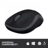 Myš Logitech M185 Swift Wireless sivá