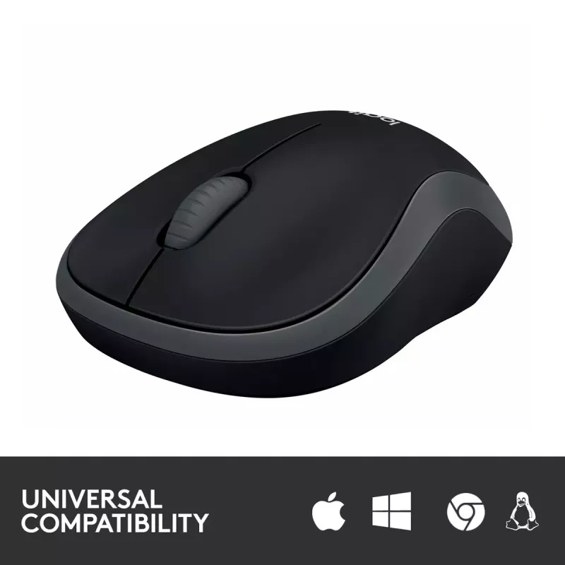 Myš Logitech M185 Swift Wireless sivá