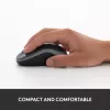 Myš Logitech M185 Swift Wireless sivá