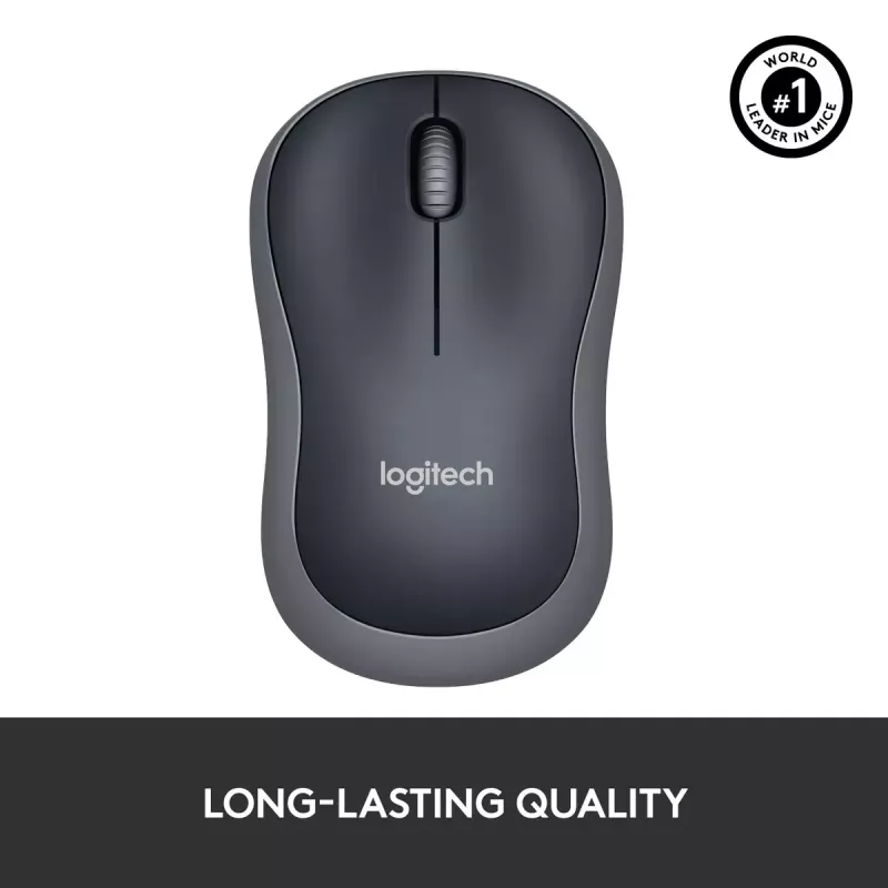 Myš Logitech M185 Swift Wireless sivá
