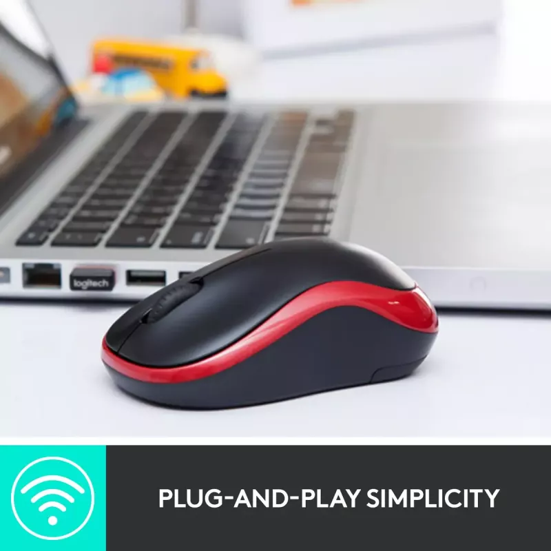 Myš Logitech M185 Swift Wireless sivá