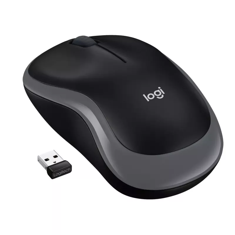 Myš Logitech M185 Swift Wireless sivá