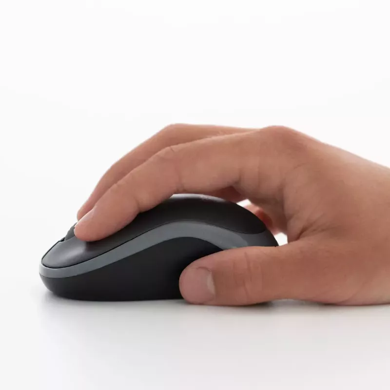 Myš Logitech M185 Swift Wireless sivá
