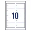 Samolepiace tlačové etikety Avery T1001-10 biele 9x5 cm 100 ks