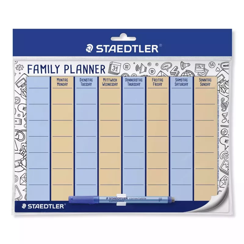 Fixka Staedtler Lumocolor sada rodinného plánovača 641 FP