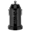 Techly Mini auto nabíjačka 2 USB-A konektory 24W / 4,8A čierna