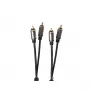 Audio kábel ShiverPeaks BS20-41155 1,5 m 2xRCA čierny