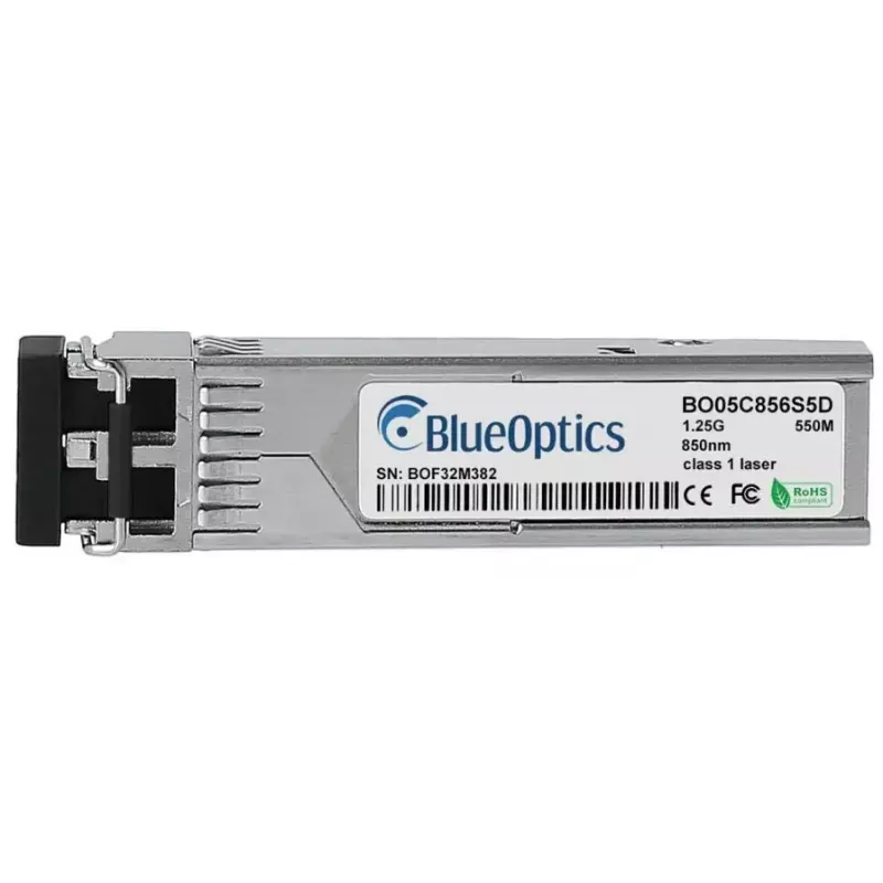 Optický SFP transceiver BlueOptics J4858D-BO, 1250 Mbit/s, 850 nm, strieborná