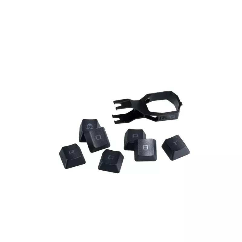 Klávesnicové krytky ASUS ROG RX PBT Keycap Set čierna 250g