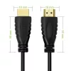 Techly HDMI 2.0 kábel A/A M/M 2m čierny ICOC HDMI2-4-020, 2 m, HDMI Type-A (štandard), HDMI Type-A (štandard), 4096 x 2160 pixelov, 3D, čierny