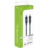 USB kábel Schwaiger LK 101 C USB 3.2 Gen 2 1 m čierny