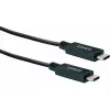 USB kábel Schwaiger LK 101 C USB 3.2 Gen 2 1 m čierny