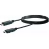 USB kábel Schwaiger LK 101 C USB 3.2 Gen 2 1 m čierny