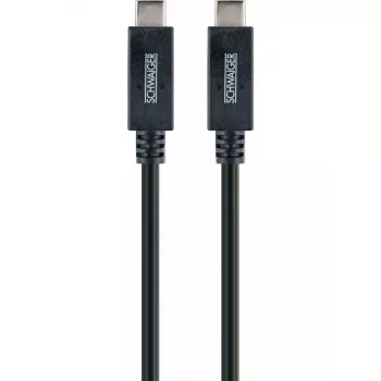 USB kábel Schwaiger LK 101 C USB 3.2 Gen 2 1 m čierny