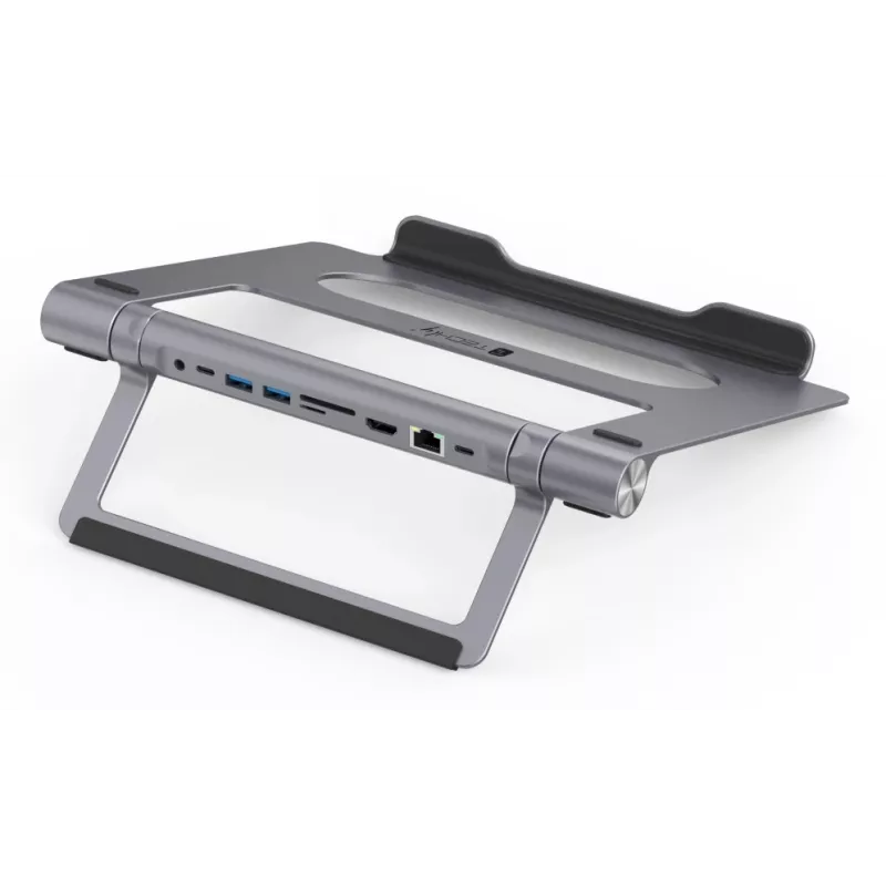 Techly ICA-NTB-DOCK91 káblový USB 3.2 Gen 1 (3.1 Gen 1) Type-C strieborný