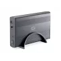 Conceptronic 3,5 palcové puzdro na pevný disk USB 3.0, HDD puzdro, 3,5 palca, Serial ATA, Serial ATA II, 4,8 Gbit/s, USB pripojenie, grafit