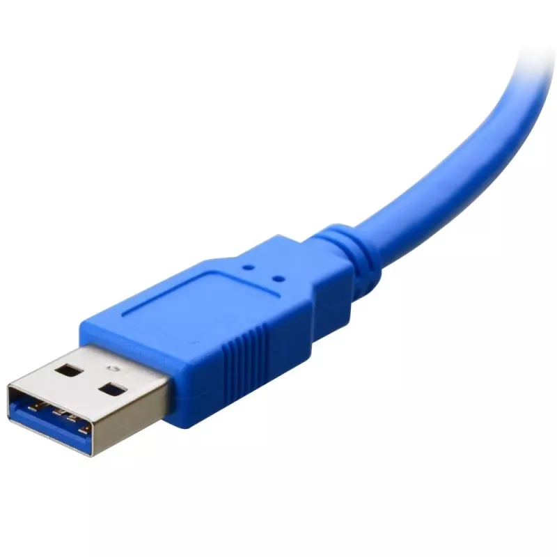 Techly USB 3.0 Superspeed kábel A / Micro B 3m modrý ICOC MUSB3-A-030