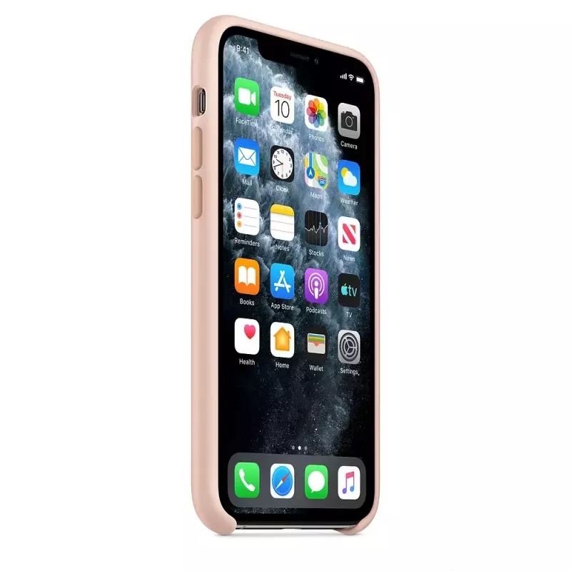 Puzdro Apple iPhone 11 Pro Silicone Case Pink Sand