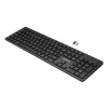 eSTUFF GLB212102 klávesnica kancelárska USB QWERTY nordická čierna
