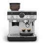 Espresso stroj KRUPS XP801T poloautomatický s integrovaným mlynčekom, 3-litrová nádrž na vodu, 2 šálky výdaj, čierny/ušľachtilá oceľ
