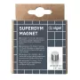Bastelmagnet valec Sigel BA700 neodým strieborný 10 mm