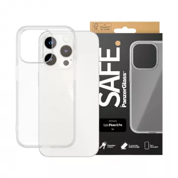 PanzerGlass SAFE. by ® TPU puzdro transparentné iPhone 15 Pro