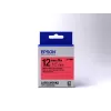 Epson kazeta etikiet Pastel LK-4RBP čierna/červená 12 mm (9 m)