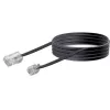 Sieťový kábel Schwaiger 3,0 m RJ-11 - RJ-45 3 m čierny