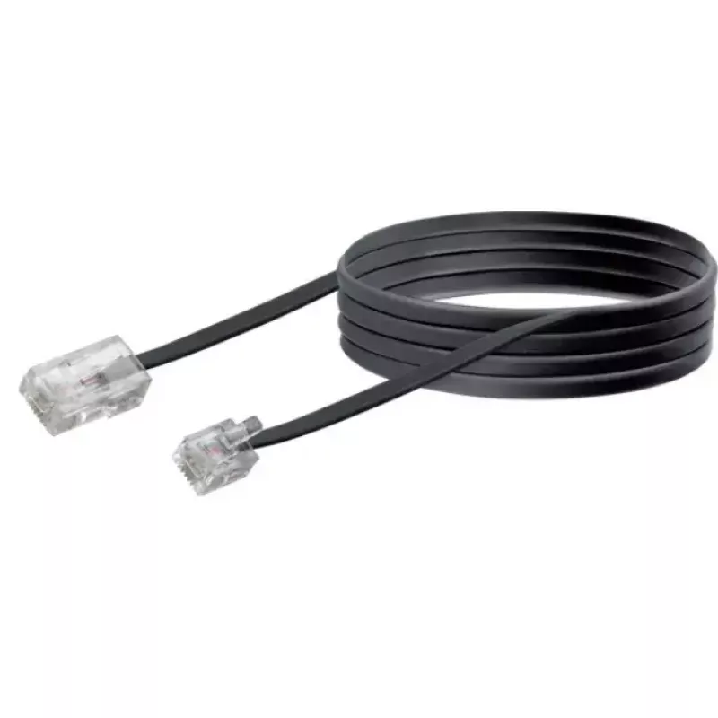 Sieťový kábel Schwaiger 3,0 m RJ-11 - RJ-45 3 m čierny