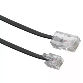 Sieťový kábel Schwaiger 3,0 m RJ-11 - RJ-45 3 m čierny