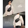 Cez rameno taška Inateck LB03014 — unisex polyester 900D, zips, 4 l, čierna