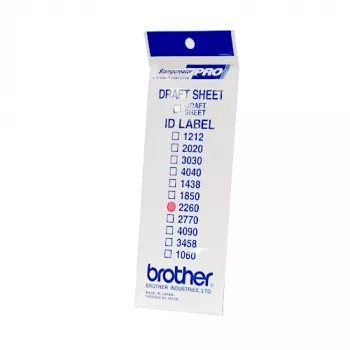 Tlačové etikety Brother ID2260 12 listov 22 x 60 mm