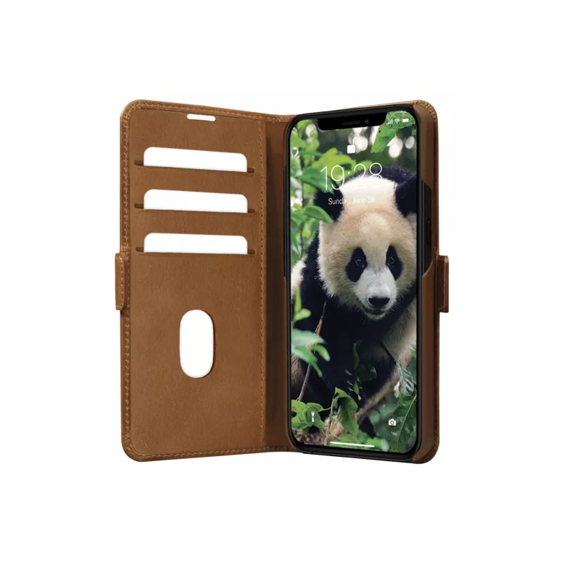 Wallet Case dbramante1928 iPhone 14 Plus Tan 3 priehradky na karty