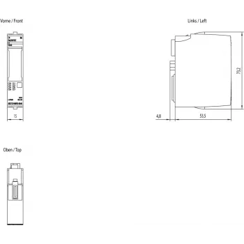 Siemens SIMATIC ET 200SP 6ES7131-6BF01-0AA0 modul digitálnych vstupov, DI 8x24VDC Basic