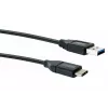 USB kábel Schwaiger LK 050 C USB 3.2 Gen 2 0,5 m USB A USB C čierny