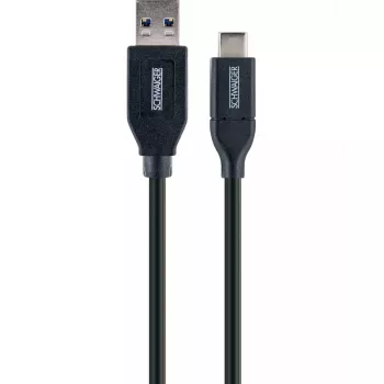 USB kábel Schwaiger LK 050 C USB 3.2 Gen 2 0,5 m USB A USB C čierny