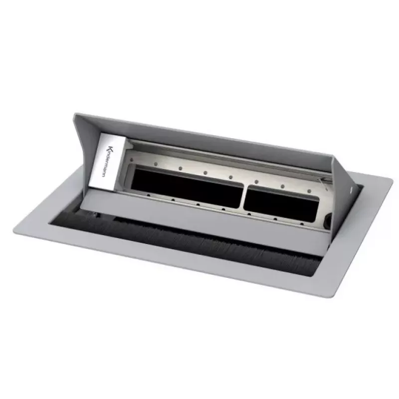 Outlet box Kindermann 7492000070 Type F sivý šírka 250 mm hĺbka 190 mm