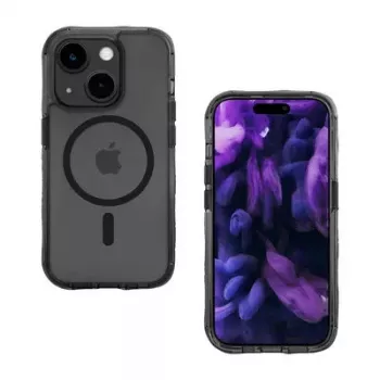 Puzdro LAUT Crystal Matter X iPhone 15 Plus 17 cm čierna transparentná