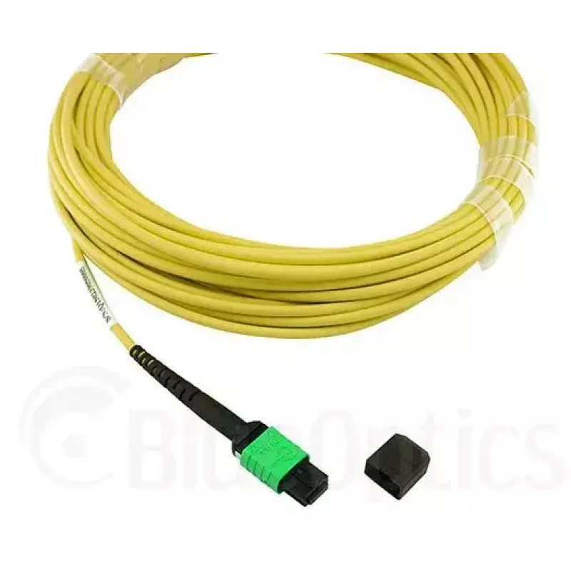 Optický kábel MPO 4x LC BlueOptics CBL-MPO12-4LC-SMF-10M 10m G.657.A1