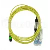 Optický kábel MPO 4x LC BlueOptics CBL-MPO12-4LC-SMF-10M 10m G.657.A1