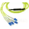 Optický kábel MPO 4x LC BlueOptics CBL-MPO12-4LC-SMF-10M 10m G.657.A1