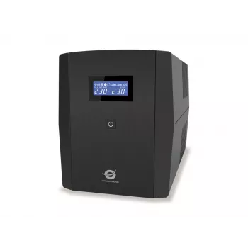 Conceptronic ZEUS03G 1200VA 720W UPS, 4 UK zásuvky, HID-USB, RJ45 vstup/výstup, AVR