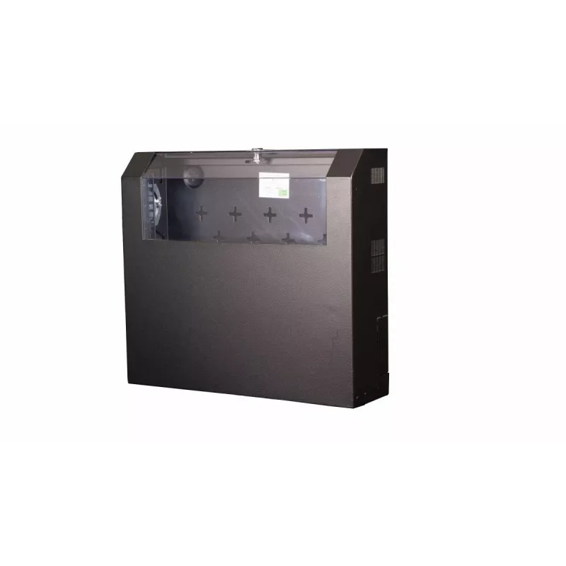 Nástenný rack Equip štíhly Flex 19' skriňa 5U RAL9005 čierna